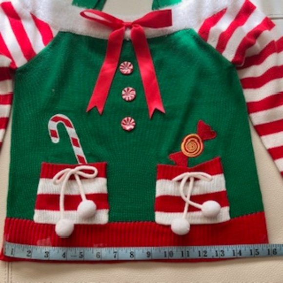 Red Elf Christmas Sweater (NWT) - Picture 5 of 6
